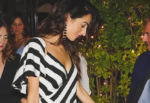 Amal Clooney u letnjoj haljini na pruge koja telu „daje obline“ amal clooney srbija moda vesti