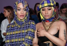 Lude Versace kreacije pokazale su Rita Ora i Nicki Minaj na nedelji mode u Milanu Nedelja mode Milano Rita Ora Nicki Minaj