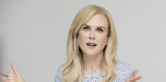 Nicole Kidman u romantičnoj plavoj haljini pleni lepotom Nicole kidman garderoba stil