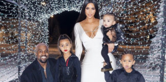 Novogodišnja porodična fotografija Kim Kardashian navukla je bes javnosti kim kardashian