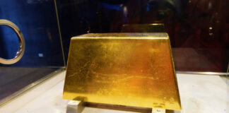 Muzej zlata u kojem se čuva zlatna poluga od 250kg Zlatna poluga od 250kg